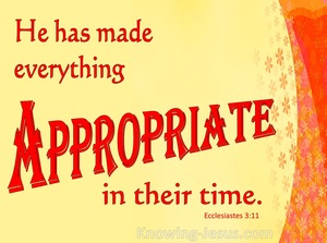 Ecclesiastes 3:11